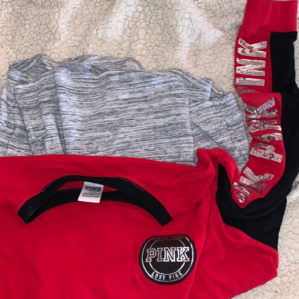 Long sleeve PINK tee